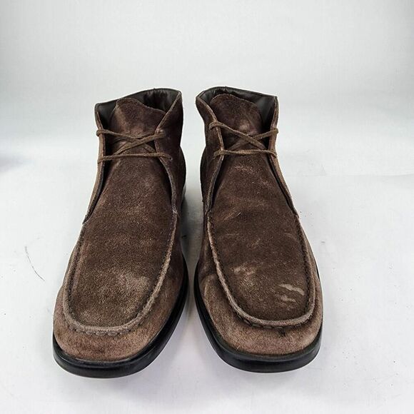 TOD'S Polacchino QUINN Chukka Boots US 9.5 Men's brown suede boot Driving shoes - Picture 2 of 12